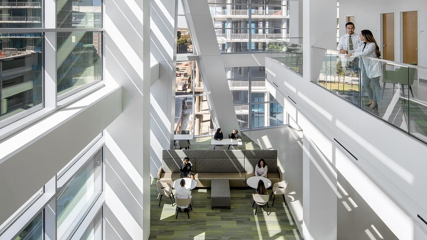 USF Morsani College of Medicine Interior Student Commons