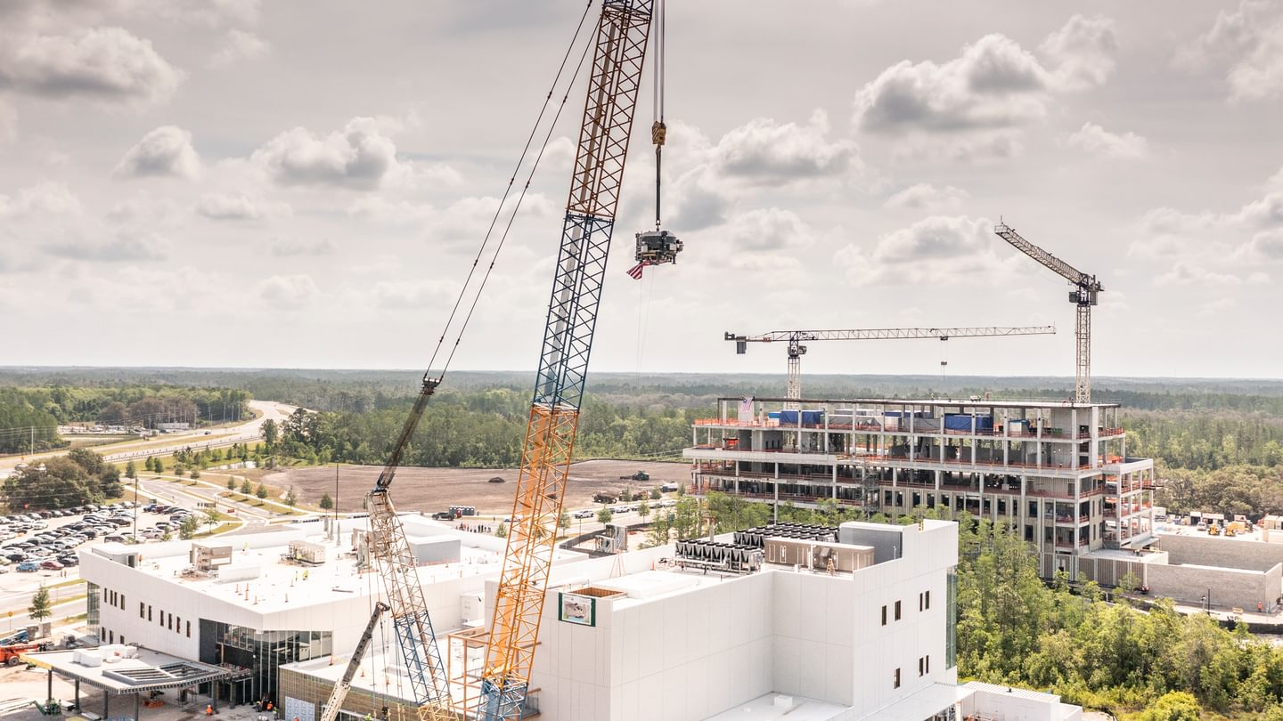 Moffitt Research and Proton Therapy Topping Out Ceremony