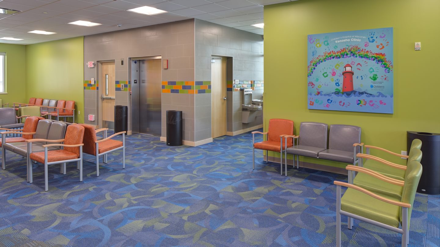 Milwaukee Medical Office Building Development Patient Waiting Area