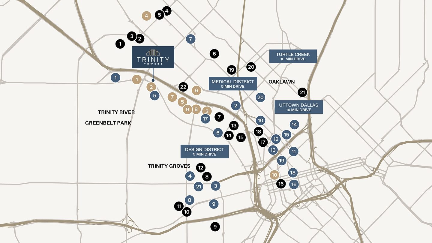 Trinity Towers Location Website Map 2026