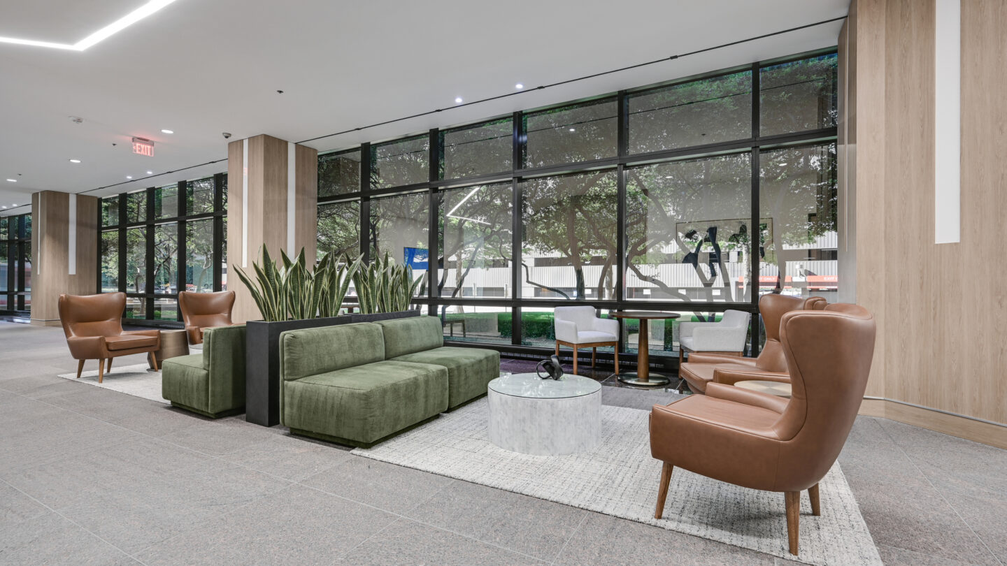 Trinity Towers Dallas Lobby Seating