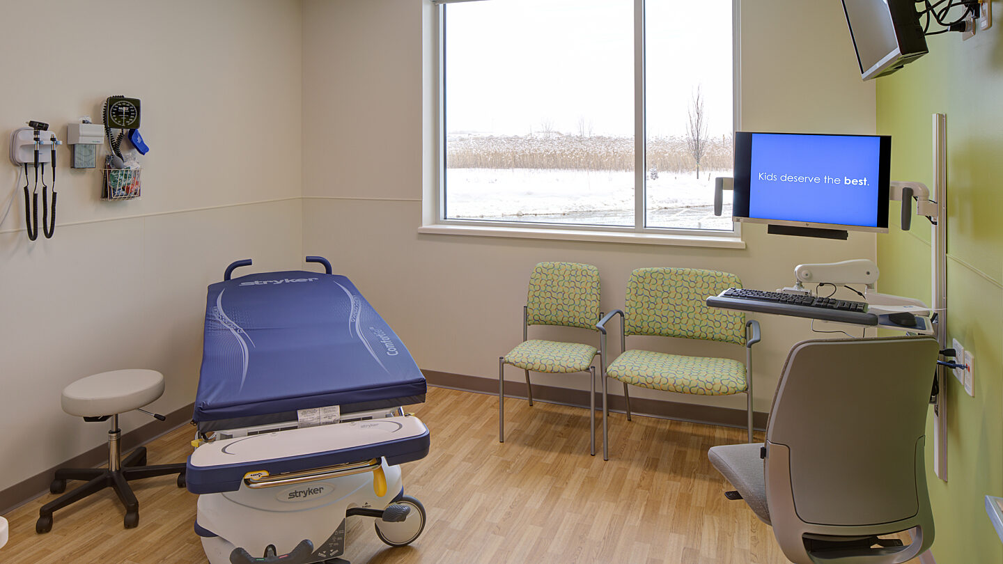 Childrens Wisconsin Kenosha Patient Room